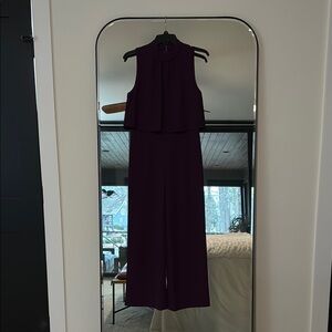 Chic Purple Sleeveless Jumpsuit